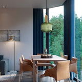 Industrial Vintage Glass Pendant Light Polished Brass Holder Modern Retro Ceiling Lamp Energy Class V1237-ZY-522-0039