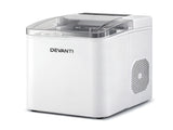 Devanti Ice Maker Machine Portable 12kg Countertop w/Self Cleaning 1.2L White IM-ZB-OL-15A-WH