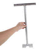 Heavy Duty Steel Valve Wrench Plated Silver for Industrial Applications V1366-AZ2-W-22617