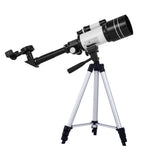 Portable 150X HD Astronomy Telescope with Tripod Optical Outdoor for Kids Adults TELESCOPE-TRI-BAK7-3M-WH
