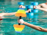 Water Weights, Aquatic Exercise Dumbbells, Water Dumbbell Pool Resistance Aquatic Fitness Barbells, V1192-AZ-W-29681
