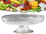 Fruit Plate Multifunctional Plastic Stylish Space Saving Decorative Snack Bowl for Candy Nuts V1294-YM0706-3118230262411