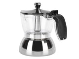 6 Cups Stainless Steel Coffee Pot Italian Octagonal Household Brewing Coffee Moka Pot V1294-YM0523-3118210295311