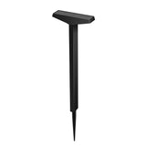 Solar Powered Pathway Lights with PET Laminated Monocrystalline Panel, NiMH Battery, and Black V1341-ZY-QWKSUGCK-6PCS-3000KWARMWHITE