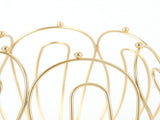 Coffee Pod Holder Basket with Wooden Base Wrought Iron Metal Wire Coffee Capsule Holder for Home V1294-YM0901-3118240263511