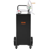 Fuel Caddy Fuel Storage Tank 114L Volume 4 Wheels with Manuel Pump Black V952-SYJYCBXGGJ430U2HZV0
