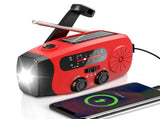 Solar Hand Crank Emergency Radio, Portable NOAA Weather Radio with AM/FM/WB, 3 LED Flashlight, Power V1370-AZ4-08471