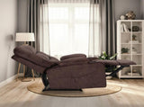 8-Point Electric Massage Recliner Chair - Leathaire Lounge Sofa Armchair AVERY BROWN V274-FT-MRC-6115LTH-BN