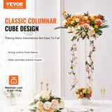 VEVOR 2PCS 31.5inch/80cm High Wedding Flower Stand, With Acrylic Laminate,Acrylic Vase Column V952-HLHJLFTJXKTLPJWCUV0