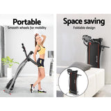 Everfit Treadmill Electric Home Gym Fitness Exercise Machine Foldable 340mm TMILL-340-BK