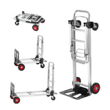 VEVOR Aluminum Hand Truck, 2 in 1, 181 kg Max Load Capacity, Heavy Duty Industrial Convertible V952-DGNSTHC400BEDKOJOV0