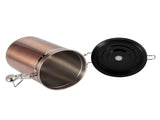 Stainless Steel Sealed Tank MoistureProof Coffee Bean Tea Storage Pot with Air Evacuation Valve V1294-YM0901-3118200183911