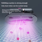 Gold Portable UV Mattress Cleaner, Handheld Wireless Dust Mite Vacuum, Home UV Sterilizer for Bed, V888-ELOSUNG13059
