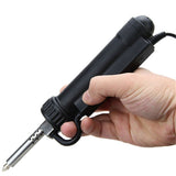 30W 220V Portable EU Plug Electric Solder Sucker Drill Rod Repair Tool Blue/Black Easy to Use V1192-AZ-W-30840