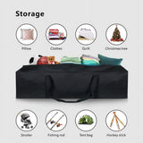 Extra Large Zippered Duffel Bag for Travel Camping Sports Equipment Storage, Waterproof Foldable V1192-AZ-W-29677