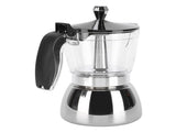 6 Cups Stainless Steel Coffee Pot Italian Octagonal Household Brewing Coffee Moka Pot V1294-YM0523-3118210295311