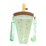 JWDX Glass and Bottle Clearance! Cute Watermelon Straw Water Bottle Ice Cream Popsicle Cup with V1189-LWWAL-20260325-02967