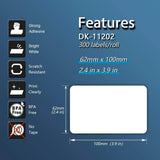 - Compatible Shippings Replacement for Brother DK-1202 , Use with Brother QL V1258-DP02-C-1449