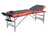 YES4HOMES 3 Fold Portable Aluminium Massage Table Massage Bed Beauty Therapy V278-3-ALUM-FOLD-57F-BO