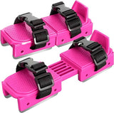 Adjustable Kids' Skates - Double Blade for Stability - With Straps & Shoe Size 16-21 - Pink V1188-ZXY-131-174