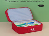 Beige 3-Piece First Aid Organizer Set Small, Medium & Large Medicine Storage Cases V888-ELOSUNG48291