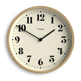 Newgate Number Four Theatre Wall Clock-Faux Wood V398-NG-NUMFOU240MFW