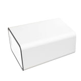 Press Type Trash Can with Cover 15L Capacity Plastic Garbage Bin for Bathroom Toilet Kitchen White V1294-YM0710-3117230303711