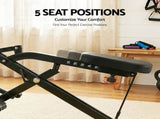Everfit Foldable Squat Machine Deep Squat Rowing Machine 5 Adjustable Seat Home Gym ROWING-D-SQUAT