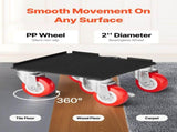 Furniture Dolly Heavy Duty Furniture Mover with 5 Wheels 1575 kg Capacity V952-JXYDHBJYWXL5M3M7FV0