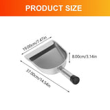 Stainless Steel Shovel, Comfortable Grip, Practical for Home Cleaning V1366-AZ2-W-13501