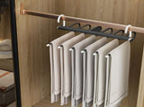 Pants Hangers, Non Slip Space Saving Hangers, Folding Clothes Hangers, Multi-Purpose Organizer For V1366-AZ2-W-12531