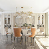 Ultra-modern Round Accent Mirror Venetian Ornate Mirror Decorative Wall Mirror V767-JJ-XM769
