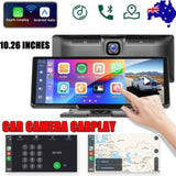 10.26" 4K Car Camera Carplay Android Car GPS Navigation Dashboard Video Recorder V201-CAR1026BL8AU