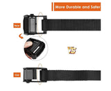 2 pcs Wood Gymnastic Rings - Olympic Gym Rings with Adjustable Straps, Heavy Duty Gym Equipment for V1263-JX-1207