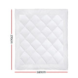 Giselle Bedding 400GSM Microfibre Bamboo Quilt Super King QUILT-BAM-400-SK