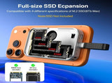 ACASIS EC1401 SSD 6-in-1 USB-C Docking Hub 10Gbps HDMI 4K 60Hz, USB-A, USB-C, PD, SD/TF Magnetic V28-ELEACAEC1401