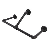 22in Industrial Pipe Clothing Display Rack Wall Mounted Clothes Rack Hanger Iron Clothes Hanging Rod V1294-YM0717-3114220075011