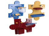 Pegboard Wall Organizer Wall Mount Shelf Modular Display Peg Board Panels with Accessories for Home V1294-YM0901-3117250226211