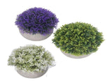 3PCS Artificial Potted Plant Fake Plants Realistic Round Base Long Lasting Easy Maintenance V1294-YM0710-3111230252811