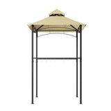 Instahut Gazebo Outdoor Patio Marquee BBQ Grill Shelter Garden Shade Hooks Beige GAZEBO-IR-BBQ02-25X15-BG