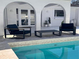 5 Seater Grandeur Lounge Suite Charcoal Grey V264-OTF-545A-DGR-6PC