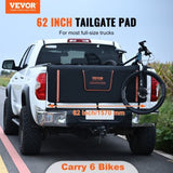 Tailgate Bike Pad, 62" Truck Tailgate Pad Carry 6 Mountain Bikes, Upgraded Grooves Tailgate V952-JQKWMD62INCH94P52V0