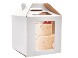 Large Tall Cake Boxes,Disposable Layer Tall Cake Carrier with Window,White Cake Packaging V1189-WXFWAL-20260319-00115