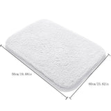 Area Rugs,Bathroom Rugs Bath Mat Absorbent Microfiber Bath Rugs Non Slip Plush Shaggy Shower Mat For V1369-AZ3-W-17750