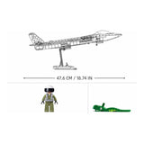Sluban B1187 Model Kit 144 J20 Mighty Dragon Chinese Stealth Fighter Jet Plane Modern PLAAF Bu SLB1187