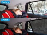 sunshade car baby child, 2 pieces with UV protection, universal window rear side net for children V1189-LC-QP-00164