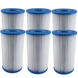Intex 6 Pack Filter Cartridge replacement Size A INTEX FILTER PUMP 29000 V1032-IXFILTERA6_29003