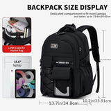 Teenager Backpack Safe Materials Backpack Multiple Compartments Backpack Ample - Blue - Size 47-34CM V1102-813-30058-BLU1-47-34CM