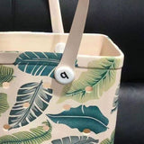Women Storage EVA Handbag Hole Design Beach Casual Bag for Outdoor Sport Shopping Traveling Leaves V1294-YM0716-3117220162711