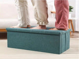 Linen Foldable Storage Stool Chair Box V728-LP601099518776404